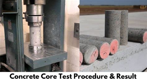 drilled core test procedure